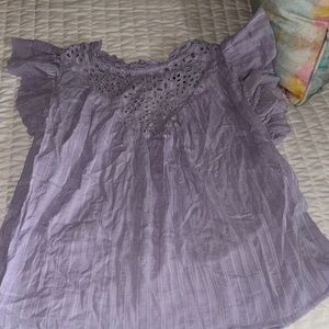 Lavender Lace Women's Top